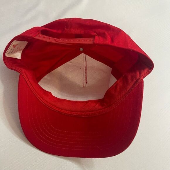 Vintage 80s 90s Snapback Hat Cap Shell Has Oil Company Auto Care Trucker - Picture 3 of 6